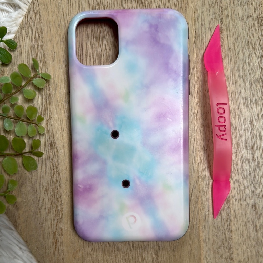 🎉HP🎉 Loopy Case Tye Dye iPhone 11 Case 💗 Purple Pink & Blue - Picture 3 of 12